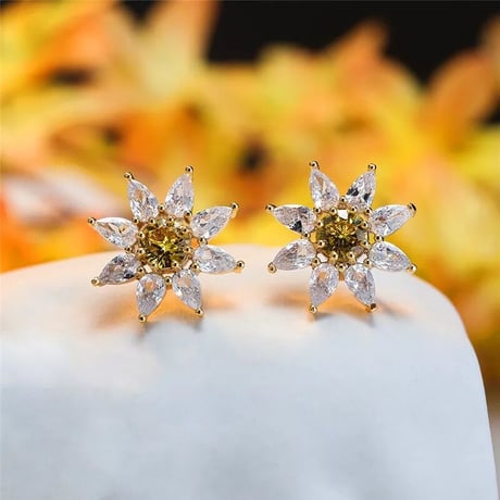 flower zirconia pierce
