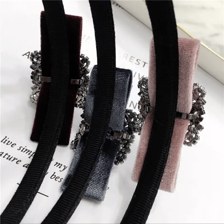 velvet  stone  headband