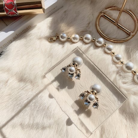 drop stone pearl catch pierce