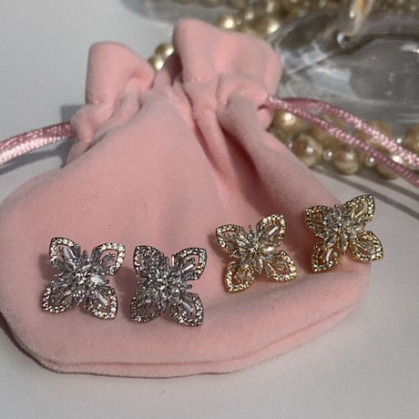 zirconia flower  pierce
