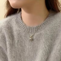 gray pearl necklace
