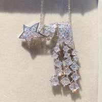 shooting star stone necklace
