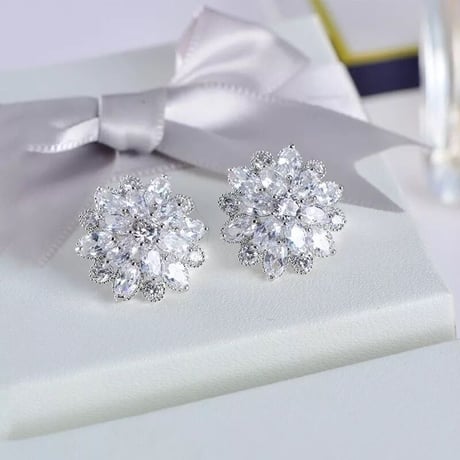 large diamond pierce/earring