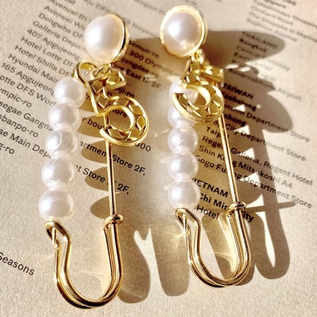5 pearl pin pierce