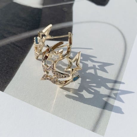 star hoop  pierce