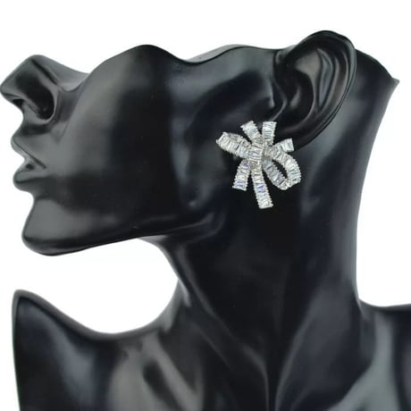solid cord big pierce/earring