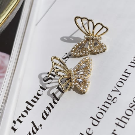 butterfly half design pierce