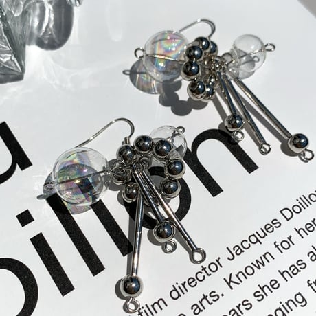 cool clear bowl × stick hook pierce