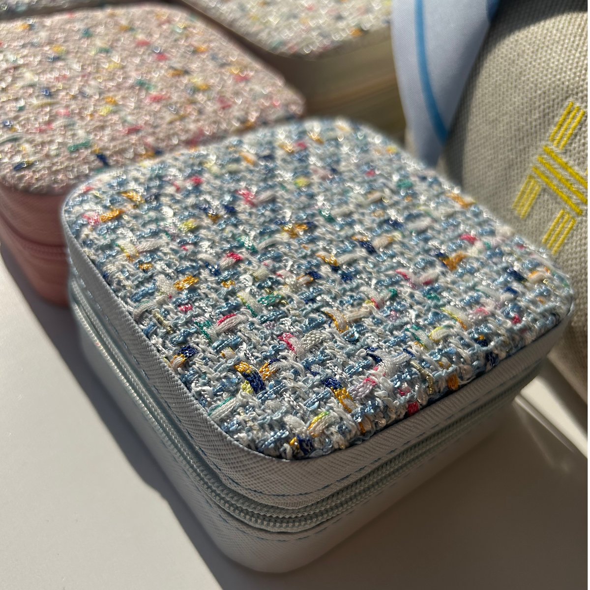 アクセサリー Tweed Jewelry Box tweed jewelry case | Lumiere jewelley shop