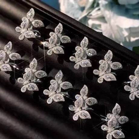 double butterfly  ring