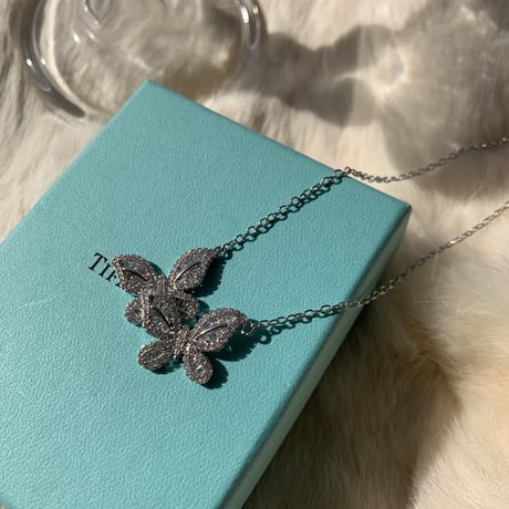double butterfly necklace