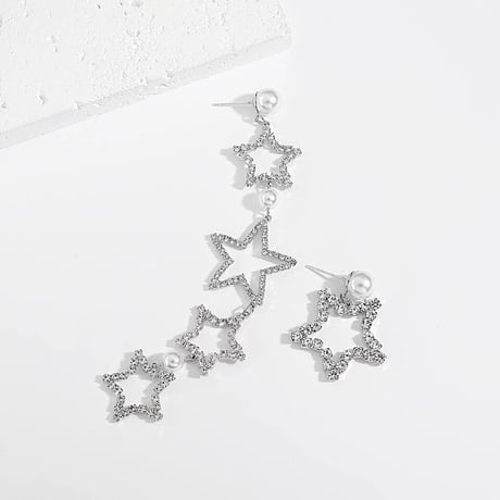star × pearl asymmetry pierce