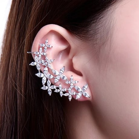 flower ear asymmetry pierce