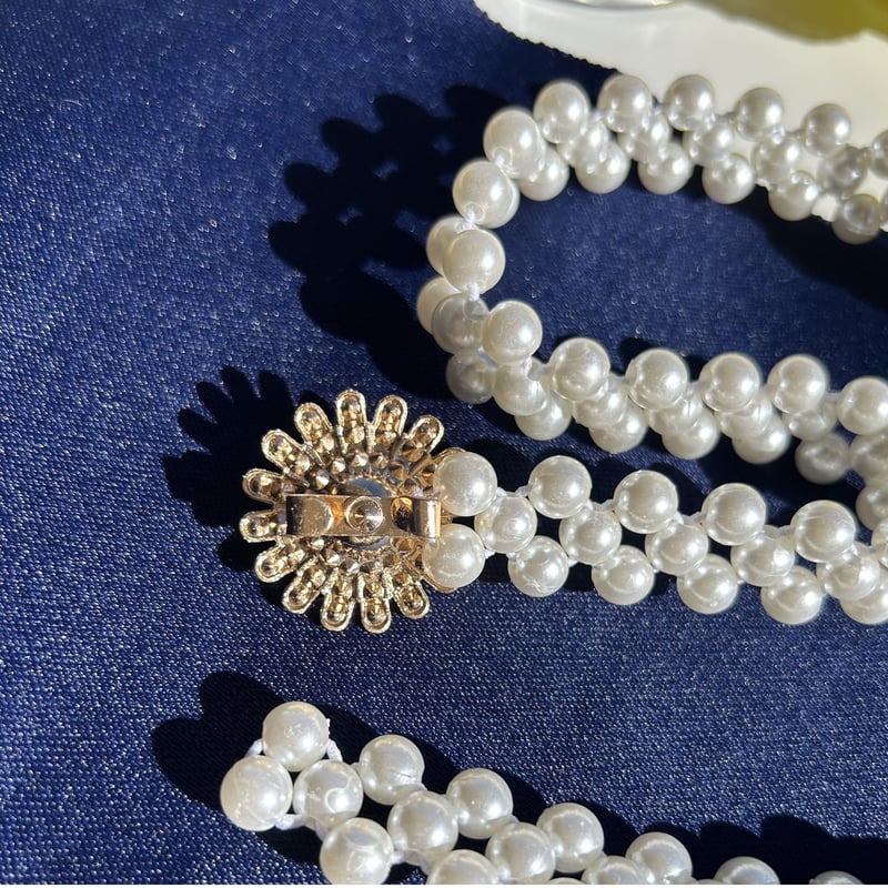 パールとダイヤの帯留め 古っ 