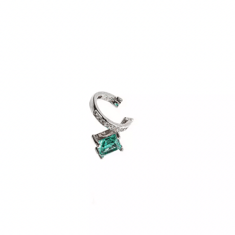 colorful stone ear cuffs