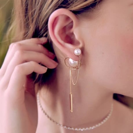 double pearl catch pierce