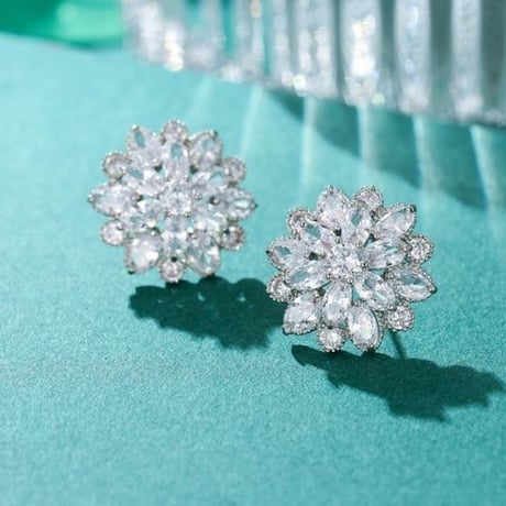 large diamond pierce/earring