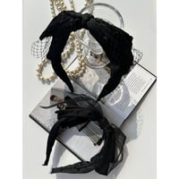 tulle ribbon hair  band