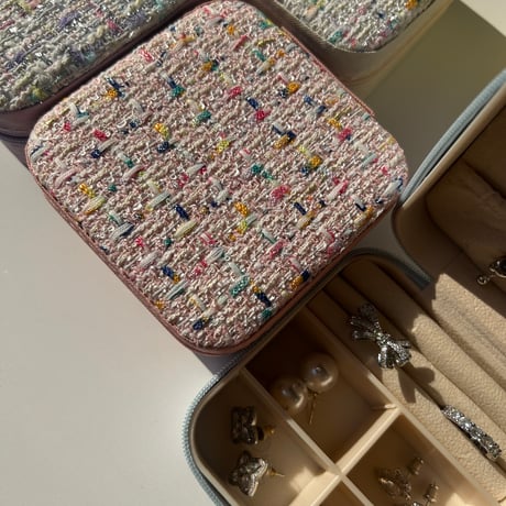 tweed jewelry case
