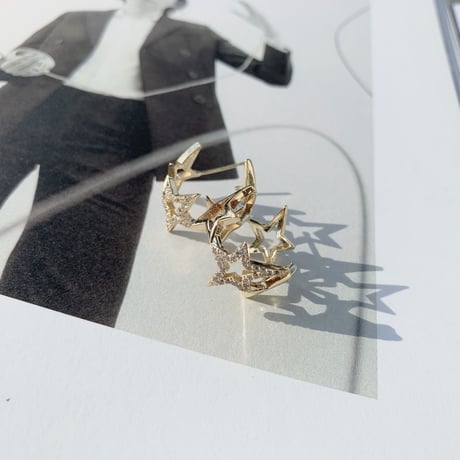 star hoop  pierce