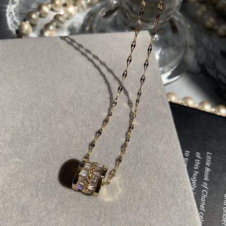 stone pipe necklace