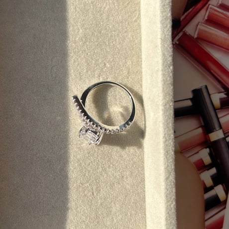 zirconia stone open ring