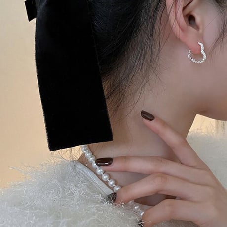heart mini hoop pierce