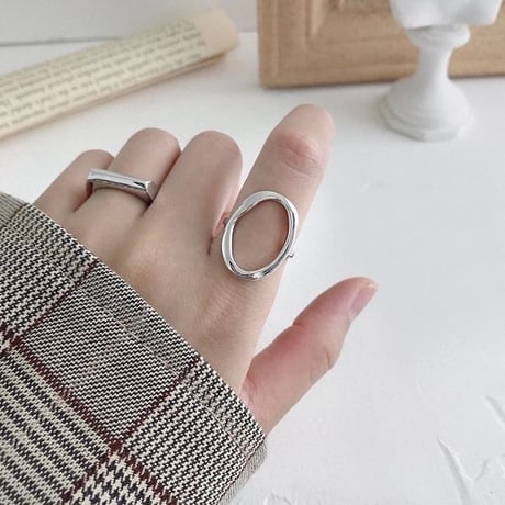 silver925 loop ring