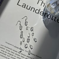 clear long hook pierce