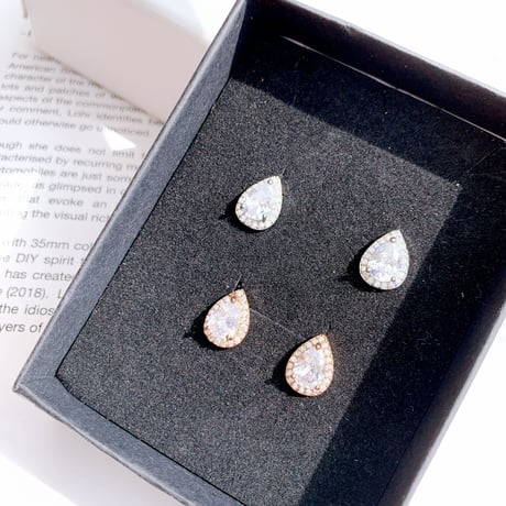 zirconia tear stone pierce