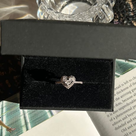 heart stone ring