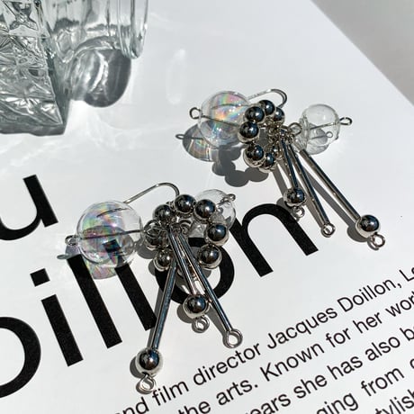 cool clear bowl × stick hook pierce