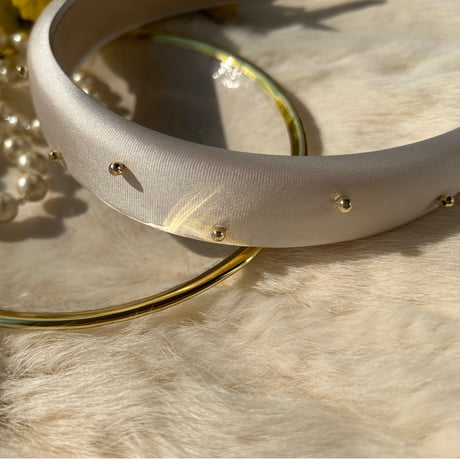 gold dot hair band