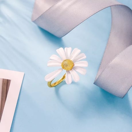 daisy open ring