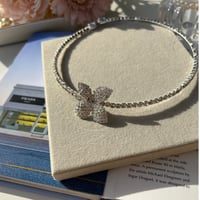 flower stone choker necklace