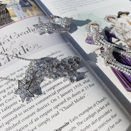 shooting star stone necklace