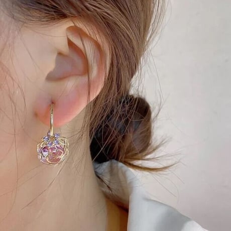 rose purple stone  pierce