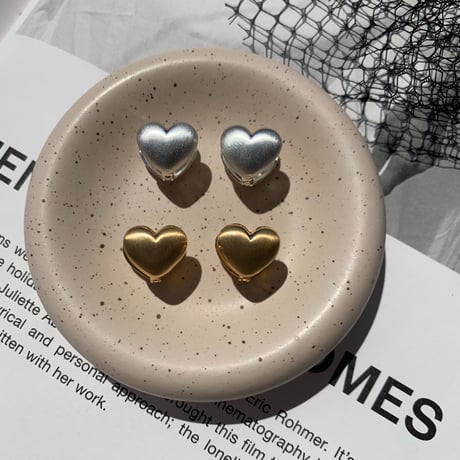 mat double heart  pierce