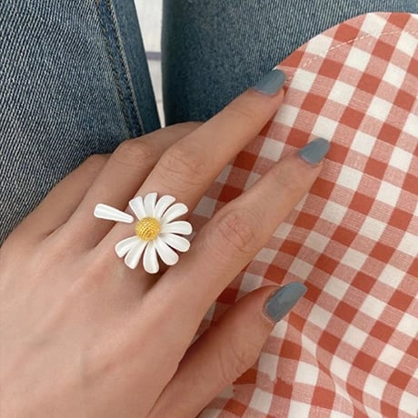 daisy open ring