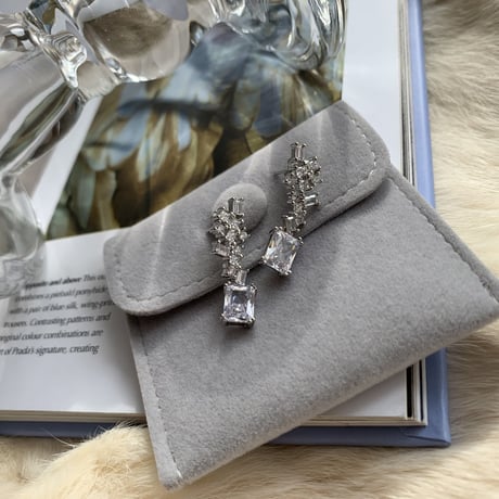 square stone jewelry pierce