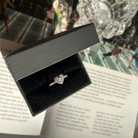 heart stone ring