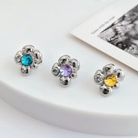 vintage flower ear cuffs