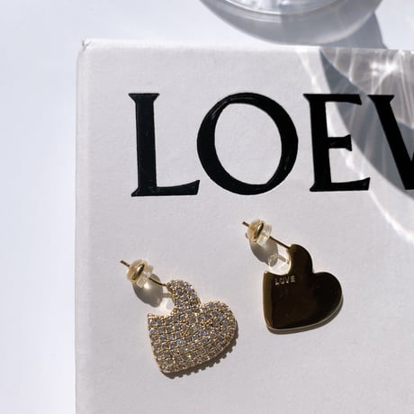 heart gold × stone asymmetry  pierce