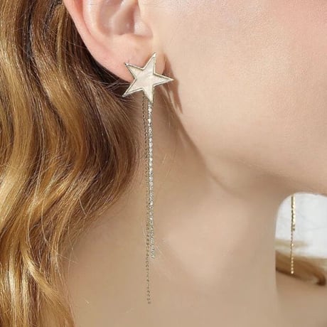 star long chain 2way pierce