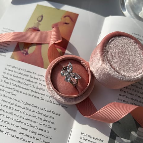 butterfly stone ring