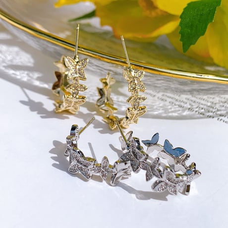 butterfly hoop pierce