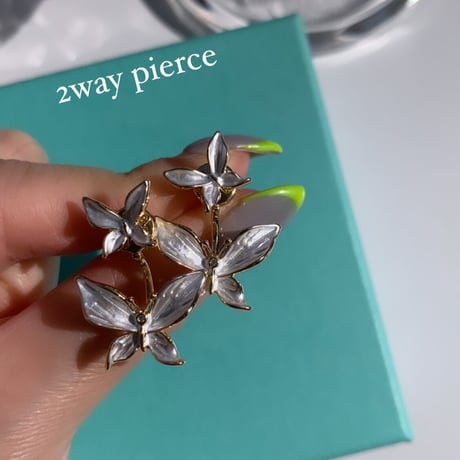 double butterfly 2way pierce
