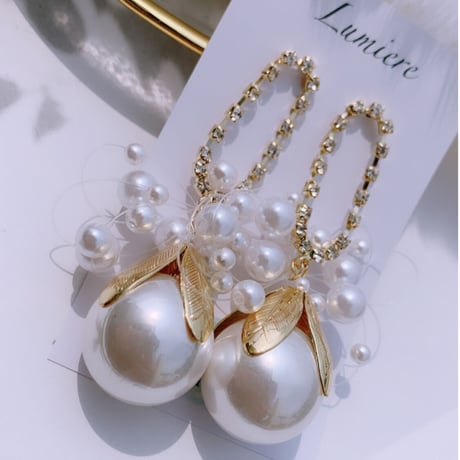 pearl gold leaf  pierce