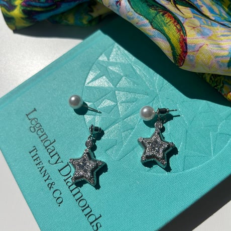 star stone perl 2way  pierce