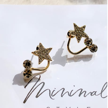 star × stone 2way pierce
